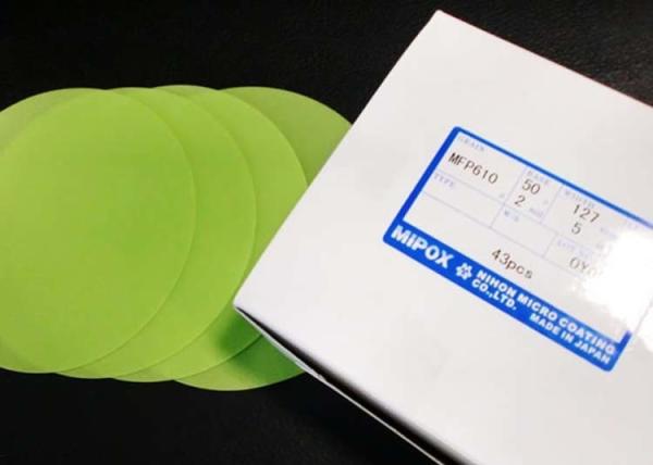Mipox Fiber Optic Polishing Tools Lapping Film High Flexibility 127mm For