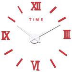 Roman Digital Big Mirror Modern Wall Clok Large Vintage Style Wall Clocks