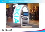 Animation Show P5 Flexible Led Curtain Display / Led Curved Screen , High