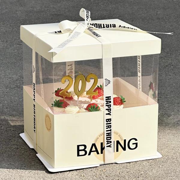 24" Custom Order Accepted Cake Boxes for Your Business's Packaging Needs