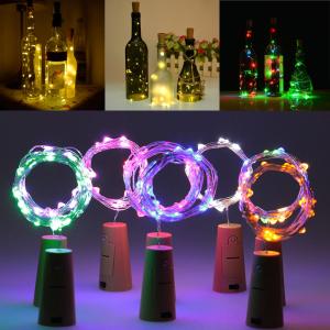 China 2M LED Garland Copper Wire Corker String Fairy Lights for Glass Craft Bottle New Year/Christmas/Valentines Wedding Decor factory