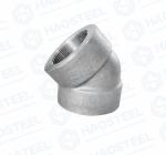 DN6 Stainless Steel Threaded Forged Socket Elbow Sch5 201 Grade