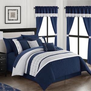 China Microfiber Polyester 20 Piece Pillowcases Window Treatments Decorative Pillows Shams factory