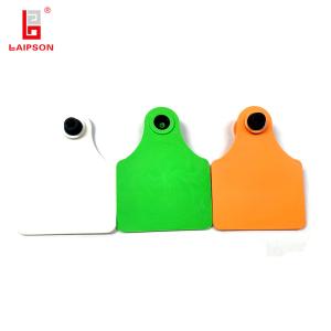 China TPU 18000-6c Long Range UHF RFID Tamper-Proof Animal Ear Tags For Cattle Cow Farm Tracking factory