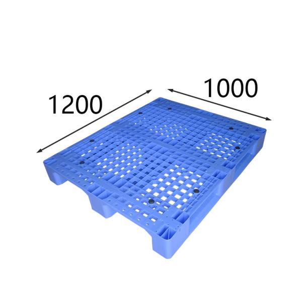 China Static Load 6000Kg HDPE Plastic Pallet With Warehouse Container factory