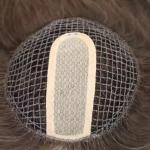 Hot Sale RAW Virgin Hair Topper Human Fish Net Women Topper Human Hair Toupee