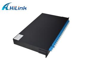 China AAWG Passive Device DWDM Mux Demux 40CH Dual Fiber 1U Rack Mount 19 Inches factory