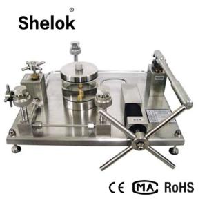 China SS 0 ~ 60 Mpa 1/4NPT oil high pressure calibrator for aviation aerospace food use factory