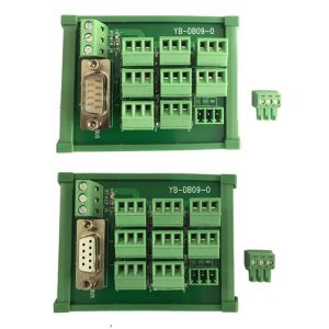 PLC Sensor Signal Input Module DB9 Distribution Terminal Blocks Connection Board