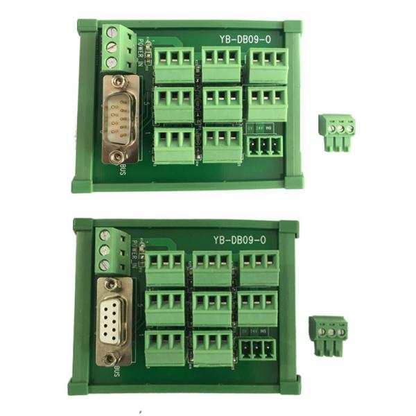 PLC Sensor Signal Input Module DB9 Distribution Terminal Blocks Connection Board