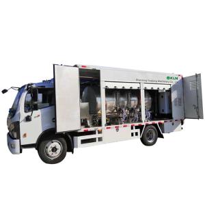 China Goat Sheep 6 Stations Mobile Cow Milking Machine Vehicle Mounted factory