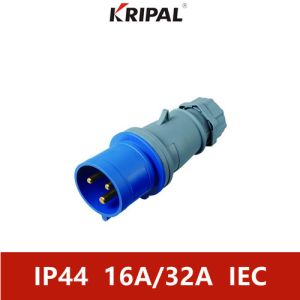 China KRIPAL CE Certificated IP44 16A 220V Industrial Plugs And Sockets on sale