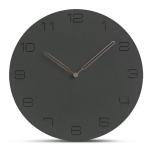 Black 5mm Mdf Wall Clock Living Room Decoration Silent Wall Clock