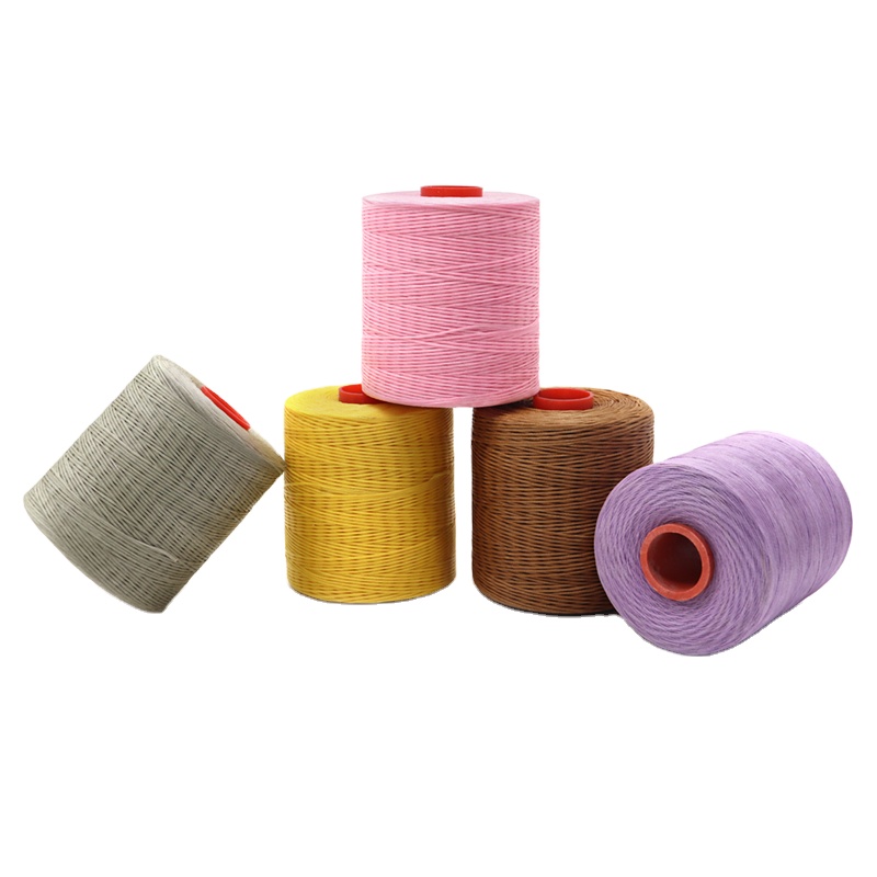 1.0mm Hand-sewn Leather Thread MERCERIZED for Shoes 100% Polyester Waxed Sewing Thread
