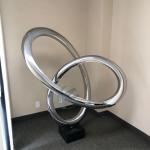 Stainless Steel Sculpture Stunning Piece Of Art For Your Living Room Office Or