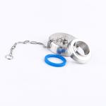 Stainless Steel 304 316 SMS Union Blind Set Weld Male Weld Liner Slotted Nut and