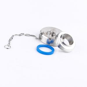 China Stainless Steel 304 316 SMS Union Blind Set Weld Male Weld Liner Slotted Nut and Gasket factory