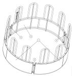 Round Bale Feeder Cattle