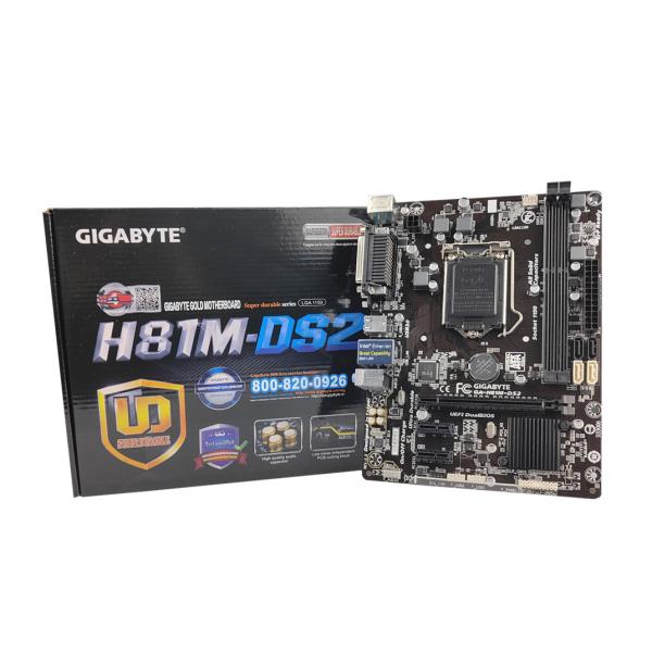 China Gigabyte H81M DS2 LGA 1150 Intel PC Motherboard 16GB SATA SATA III SATA II factory