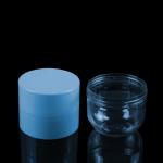Cosmetic Personal Care Products 270ml Hair Cream Jar Clear Pet Jars With Lids