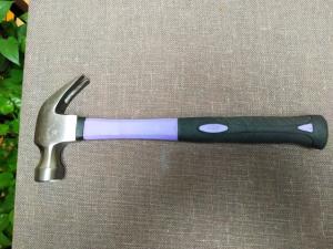 China American Type Steel hand claw hammer with plastic handle (XL0008) factory