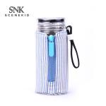 Zipper Closure Canvas 70*130mm Water Bottle Sleeve