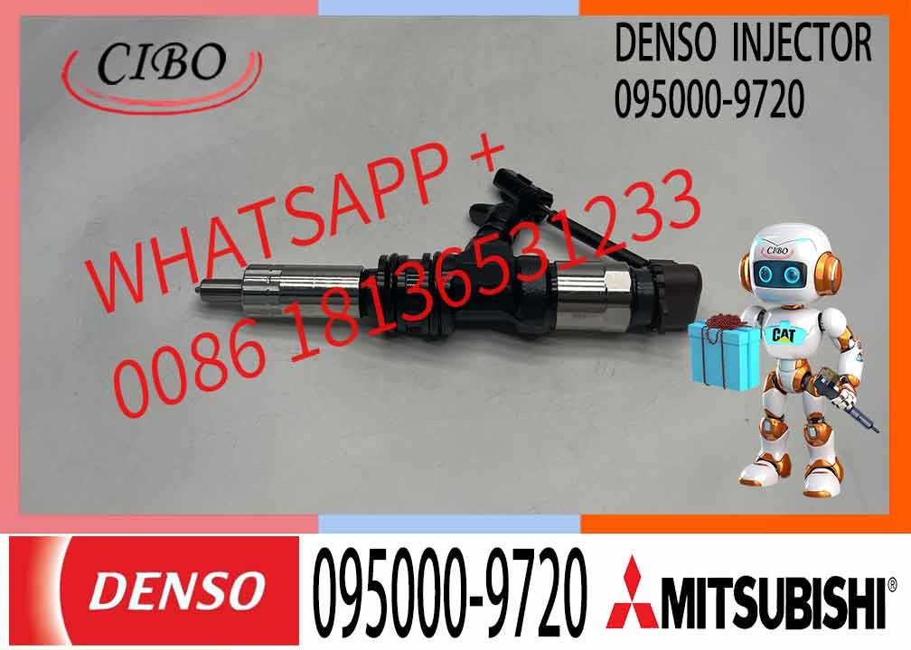 Neutral Brand New Common Rail Injector 095000-9720 095000-9722 ME307488 6M60 Engine Diesel Injector Assy For Mitsubishi