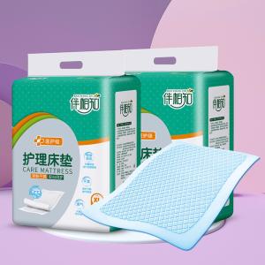 China 3 Layers Blue Disposable Bed Pads 60x90cm Underpads 36x36 factory
