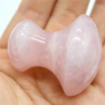 Neck Pink Rose Quartz Mushroom Gua Sha Jade Stone Gua Sha