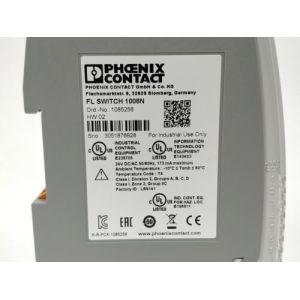 FL SWITCH 1008N 1085256 Industrial Ethernet Switch with IP54 Protection Level