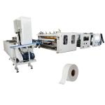 Automatic Maxi Toilet Paper Roll Production Line With Heat Shrink Packing