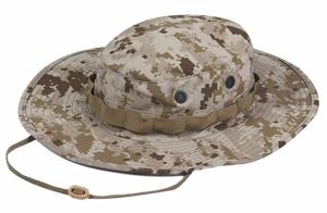 China Quick Dry Military Boonie Hat With String , Army Boonie Cap For Outdoor Sports factory