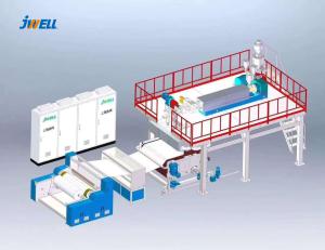 China Jwell Single Screw Face Mask PP Melt Blown Non Woven Fabric Machine factory