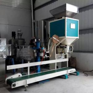 China Animal Feed Wheat Bran Packing Packer Full Automatic Power Screw Feeding Machine factory