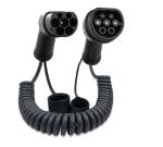 Type 2 Charging Cable 22kW 3 Phase Spiral EV Charging Cord 4kg