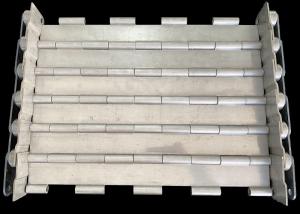China Ss304 Flat Plate Link Conveyor Belt Smooth Surface factory
