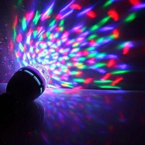 China Disco Birthday Party And Club Bar B22 Led Full Color Rotating Lamp CRI80 factory