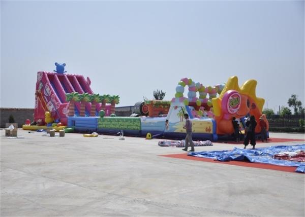 Exciting Inflatable Obstacle Course , Adrenaline Rush Inflatable Extreme