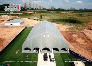 China Fire Retardant Outdoor Curved Tent For Big Sport Event / Party Tent Marquee factory