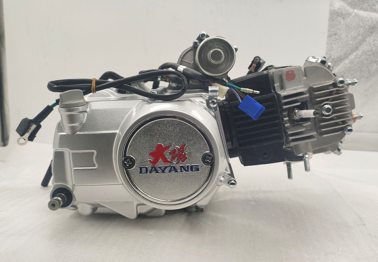 125CC Nature Water-Cooled Motorcycle Three Wheel Cargo Tricycle Engine Assembly Silver