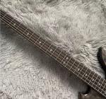 Custom 5 Strings Neck Through Body Burl Maple Top Special Body Electric Bass