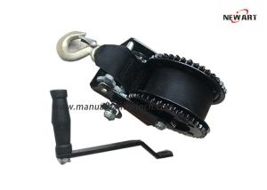 China Mechanical Drum 1600LBS Two Way Hand Winch factory