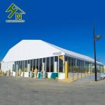 1000 People Exhibition Events Polygonal Tent Glass Side Walls Glasshouse Marquee