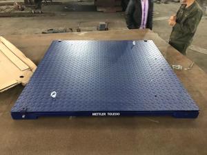 China Metter Toledo Low Profile Stainless Steel Floor Scale 500Kg 1000Kg 1.2x1.2 Meter factory