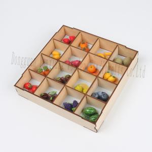 China Educational Sorting Set Wooden Montessori Toys Other Educational Toys for Toddlers Miniature Fruits Play Food Sensory Toy Set factory