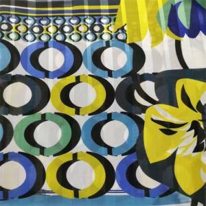China Stripe 85gsm Women Suit Fabric , 75dx75d Striped Polyester Fabric factory