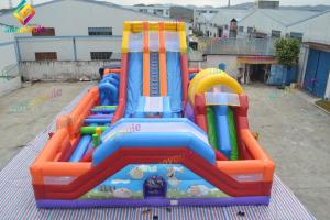 China Giant Inflatable Fun City Slide Park Children Amusement Park OEM factory