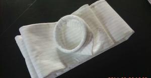 China High Efficiency Polyester Anti-static Filter Bag For Cement Industry factory