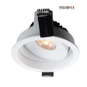 China Recessed 7W LED downlight Adjustable beam angle antiglared 3000K factory