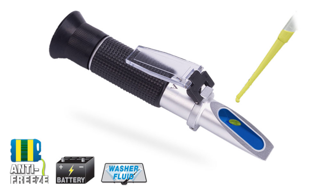 5 in 1 Antifreeze Refractometer Automotive Battery Coolant Tester with Customized OEM